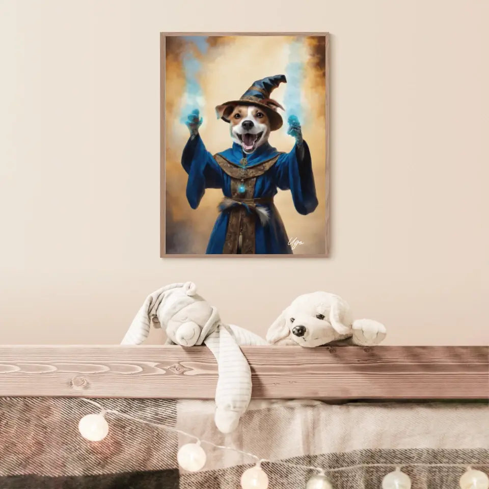 Tableau Personnalisé Portrait Animaux Sorcier Poudlard