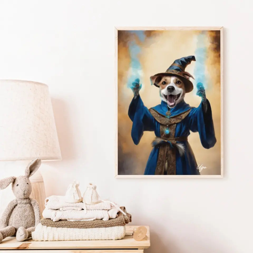 Tableau Personnalisé Portrait Animaux Sorcier Poudlard