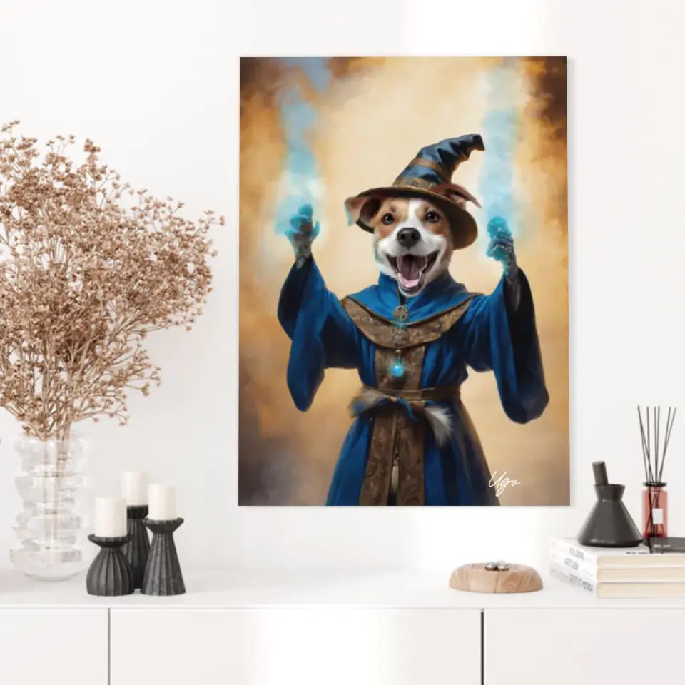 Tableau Personnalisé Portrait Animaux Sorcier Poudlard