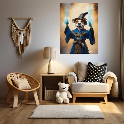 Tableau Personnalisé Portrait Animaux Sorcier Poudlard
