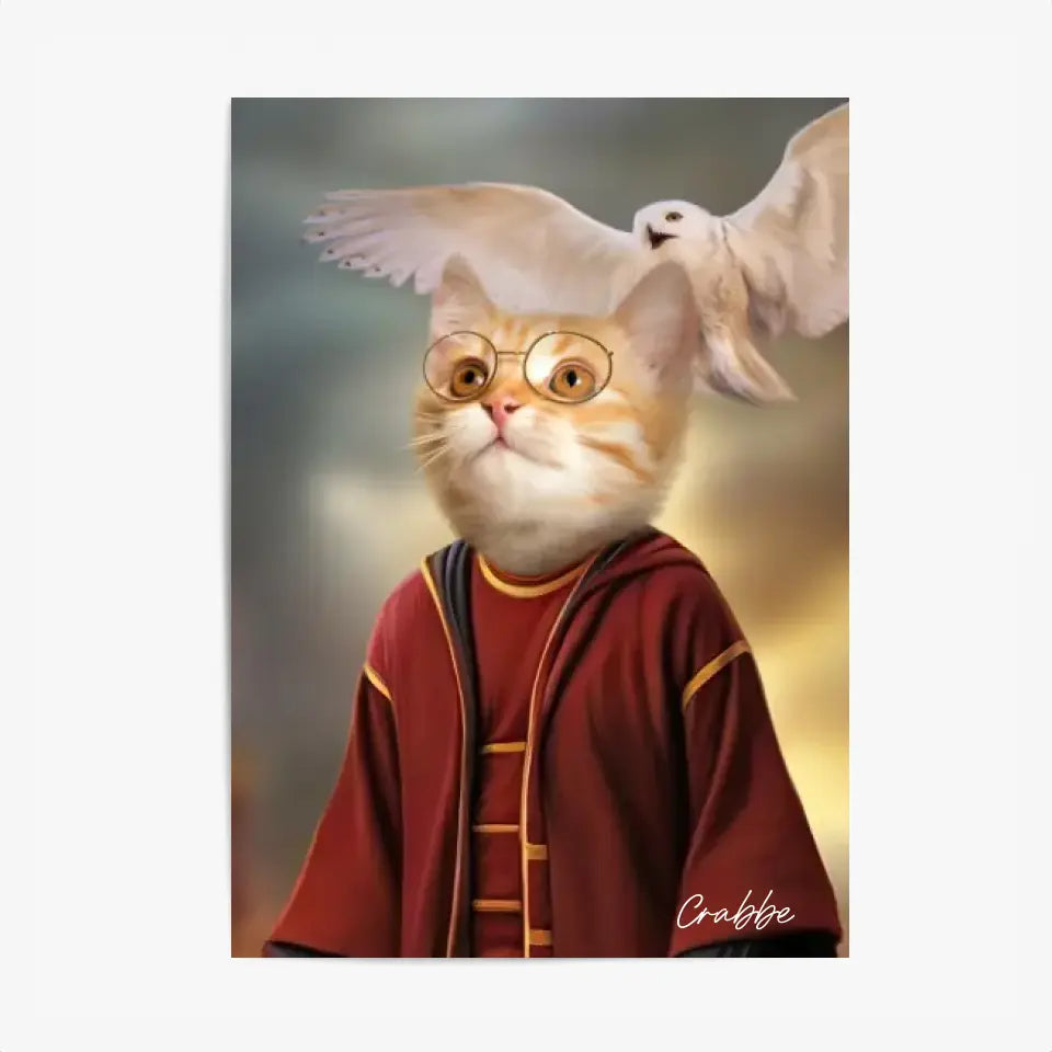 Tableau Personnalisé Portrait Animaux Sorcier Potter