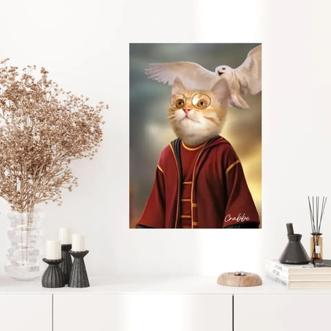 Tableau Personnalisé Portrait Animaux Sorcier Potter