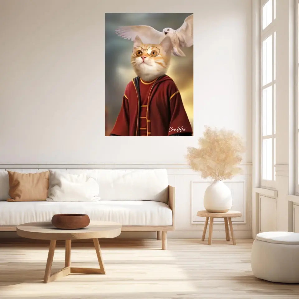 Tableau Personnalisé Portrait Animaux Sorcier Potter