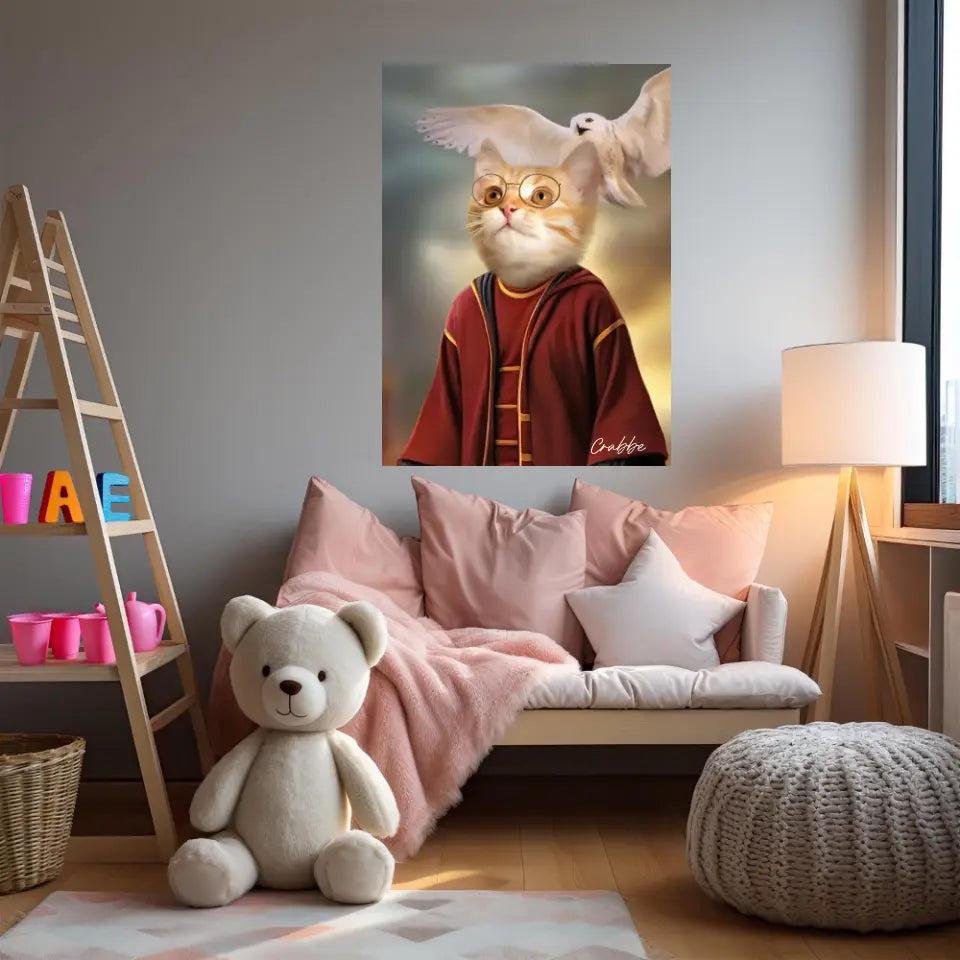 Tableau Personnalisé Portrait Animaux Sorcier Potter