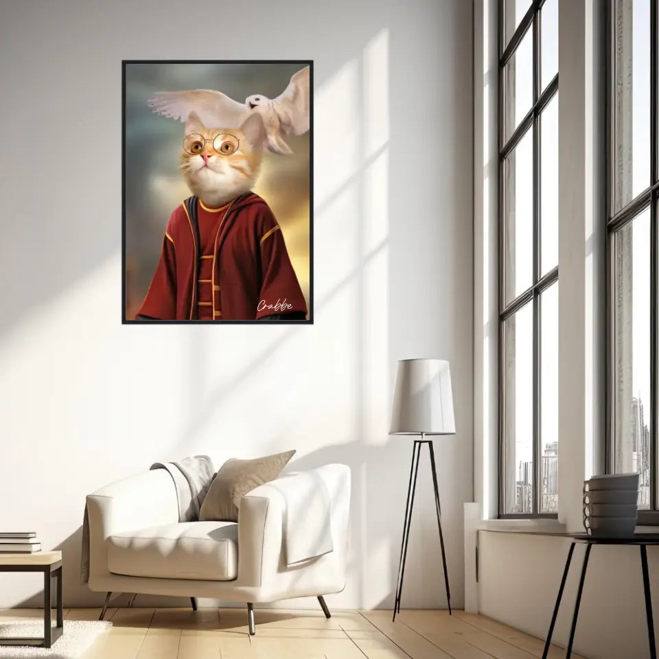 Tableau Personnalisé Portrait Animaux Sorcier Potter