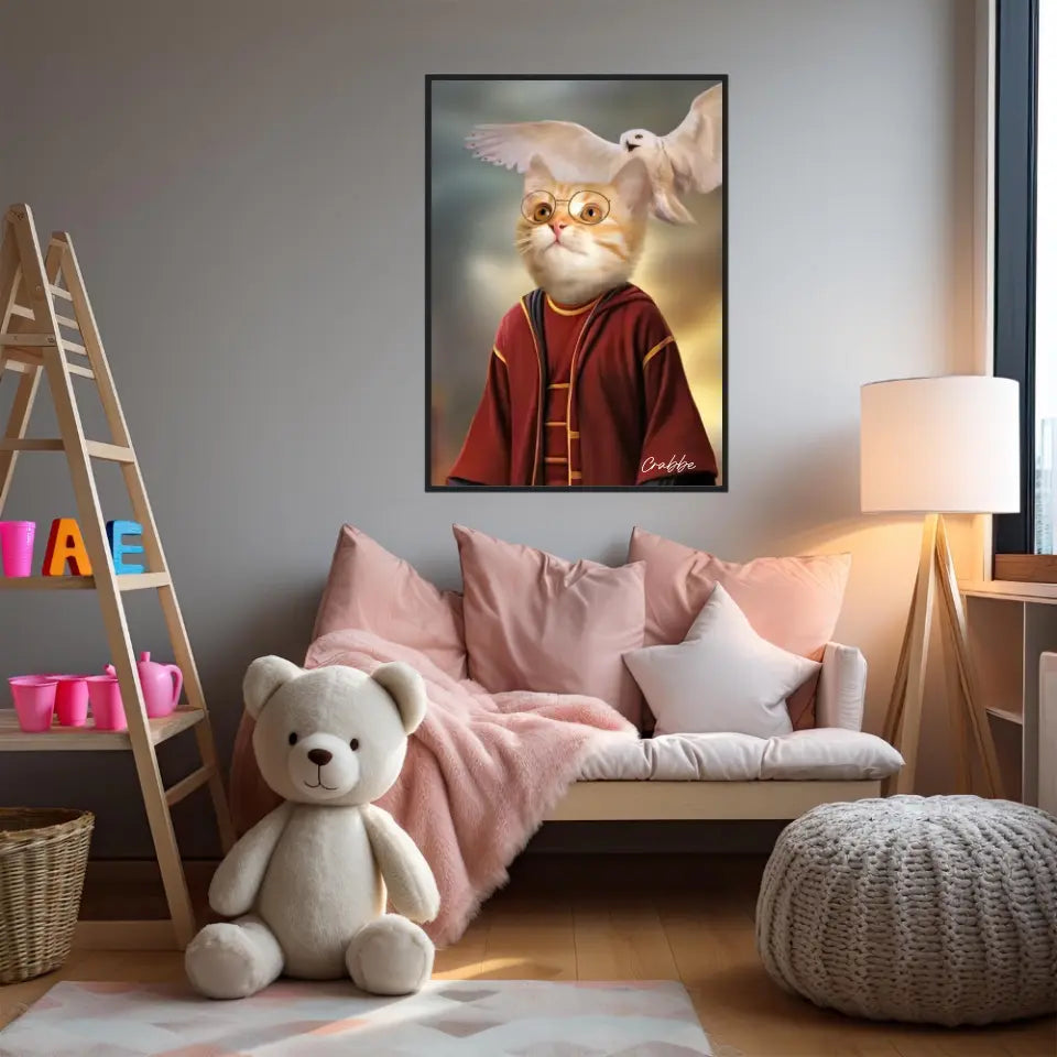 Tableau Personnalisé Portrait Animaux Sorcier Potter