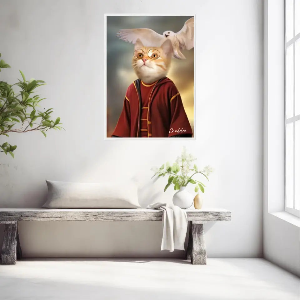 Tableau Personnalisé Portrait Animaux Sorcier Potter