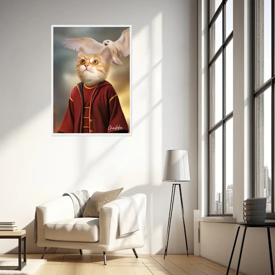 Tableau Personnalisé Portrait Animaux Sorcier Potter