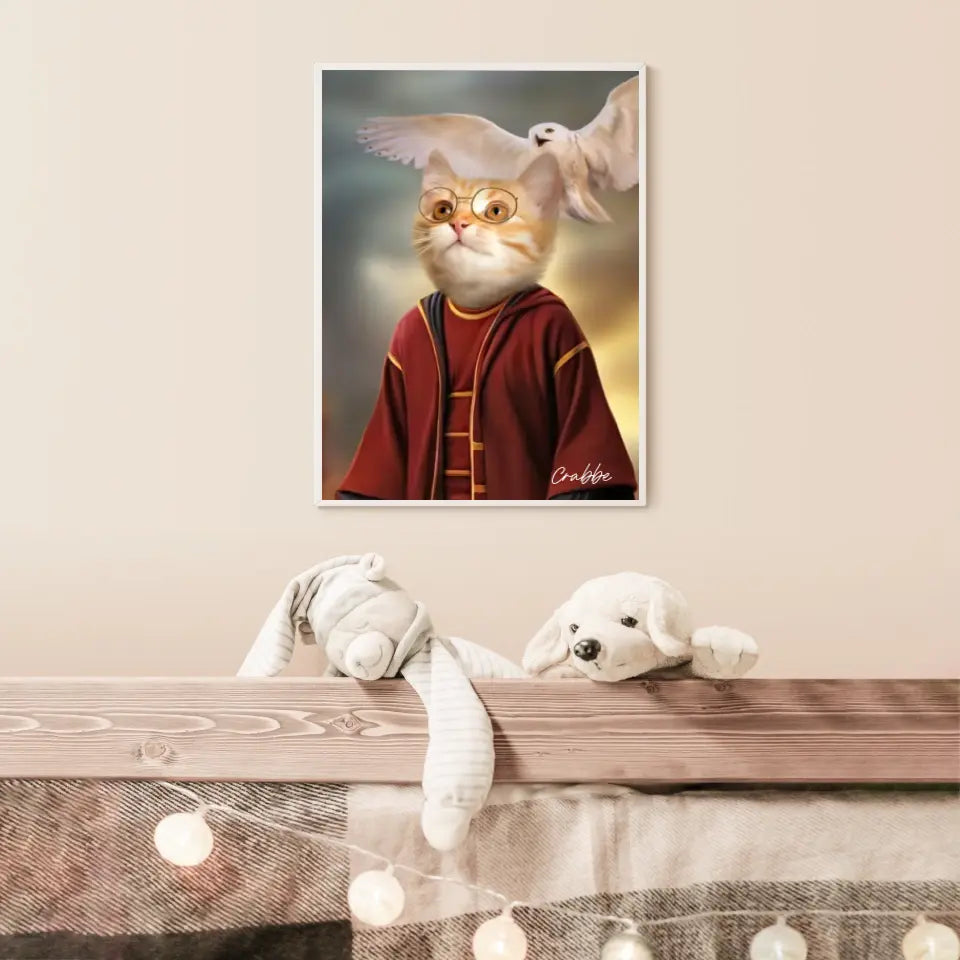 Tableau Personnalisé Portrait Animaux Sorcier Potter