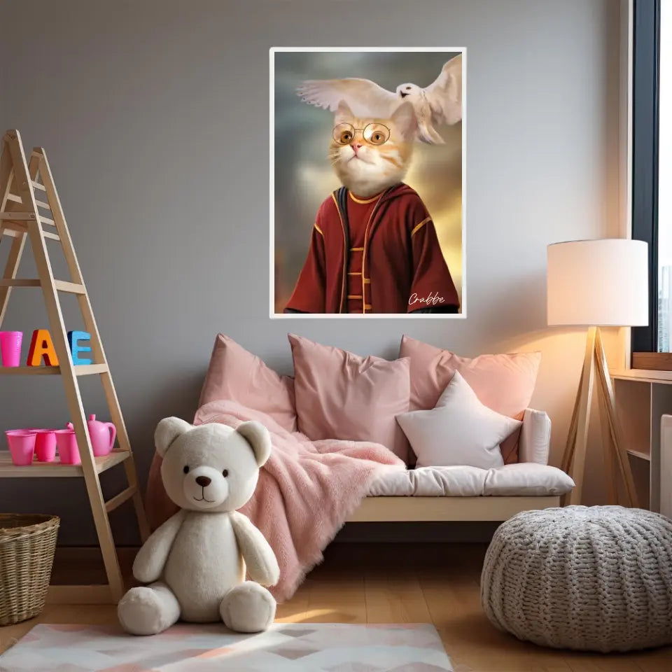 Tableau Personnalisé Portrait Animaux Sorcier Potter