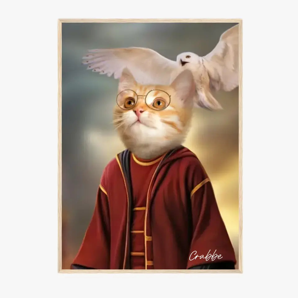 Tableau Personnalisé Portrait Animaux Sorcier Potter