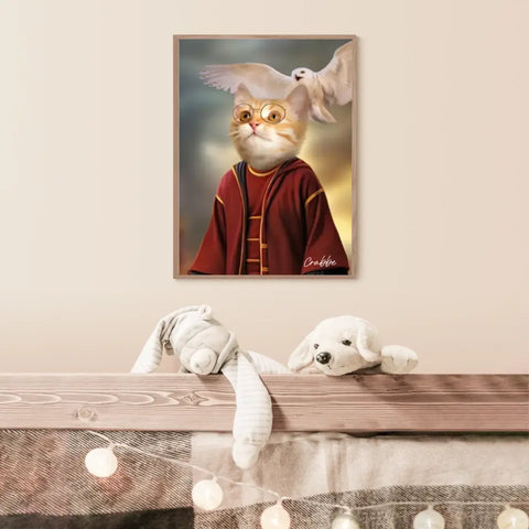 Tableau Personnalisé Portrait Animaux Sorcier Potter