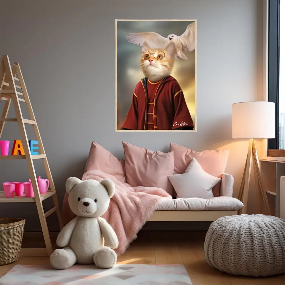 Tableau Personnalisé Portrait Animaux Sorcier Potter
