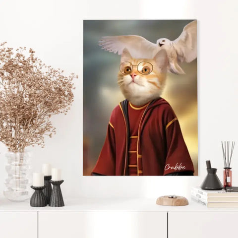 Tableau Personnalisé Portrait Animaux Sorcier Potter