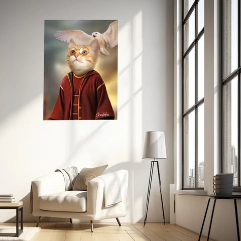 Tableau Personnalisé Portrait Animaux Sorcier Potter