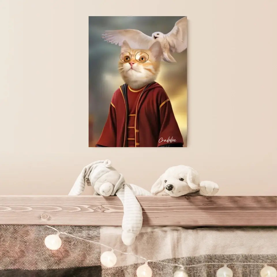 Tableau Personnalisé Portrait Animaux Sorcier Potter