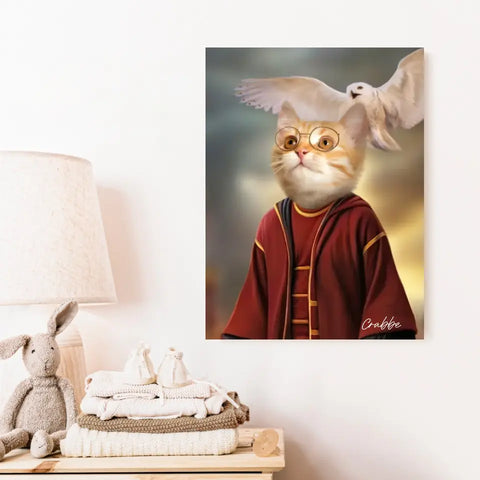Tableau Personnalisé Portrait Animaux Sorcier Potter