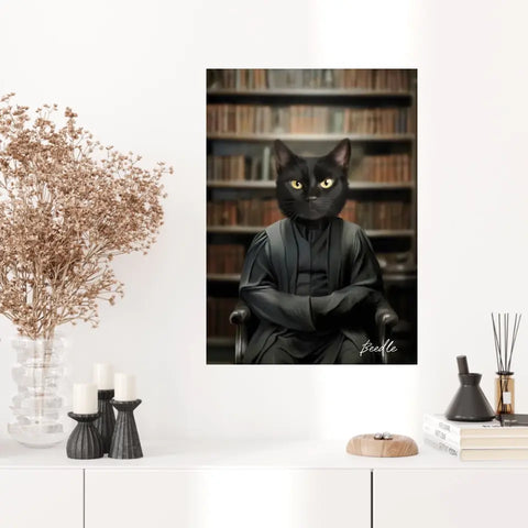 Tableau Personnalisé Portrait Animaux Sorcier Severus