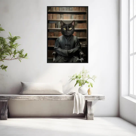 Tableau Personnalisé Portrait Animaux Sorcier Severus