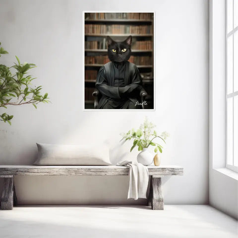 Tableau Personnalisé Portrait Animaux Sorcier Severus