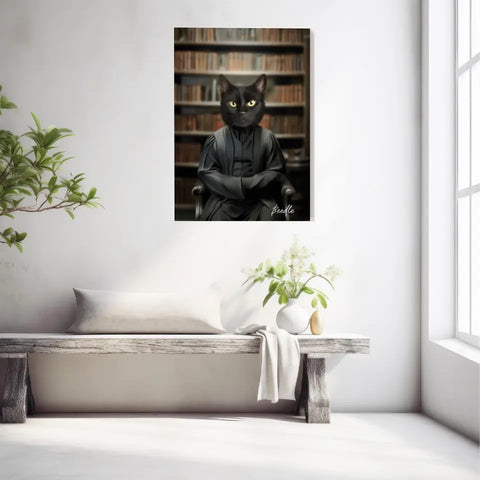 Tableau Personnalisé Portrait Animaux Sorcier Severus