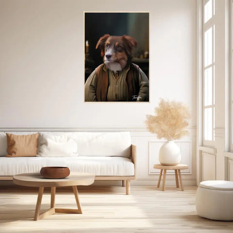 Tableau Personnalisé Portrait Animaux Sorcier Hagrid