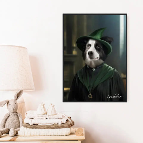 Tableau Personnalisé Portrait Animaux Sorcier McGonagall
