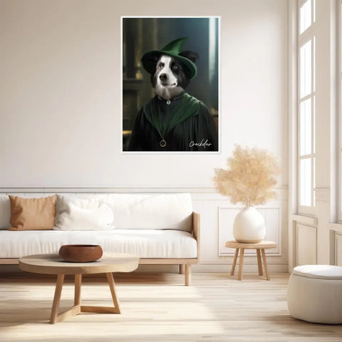 Tableau Personnalisé Portrait Animaux Sorcier McGonagall