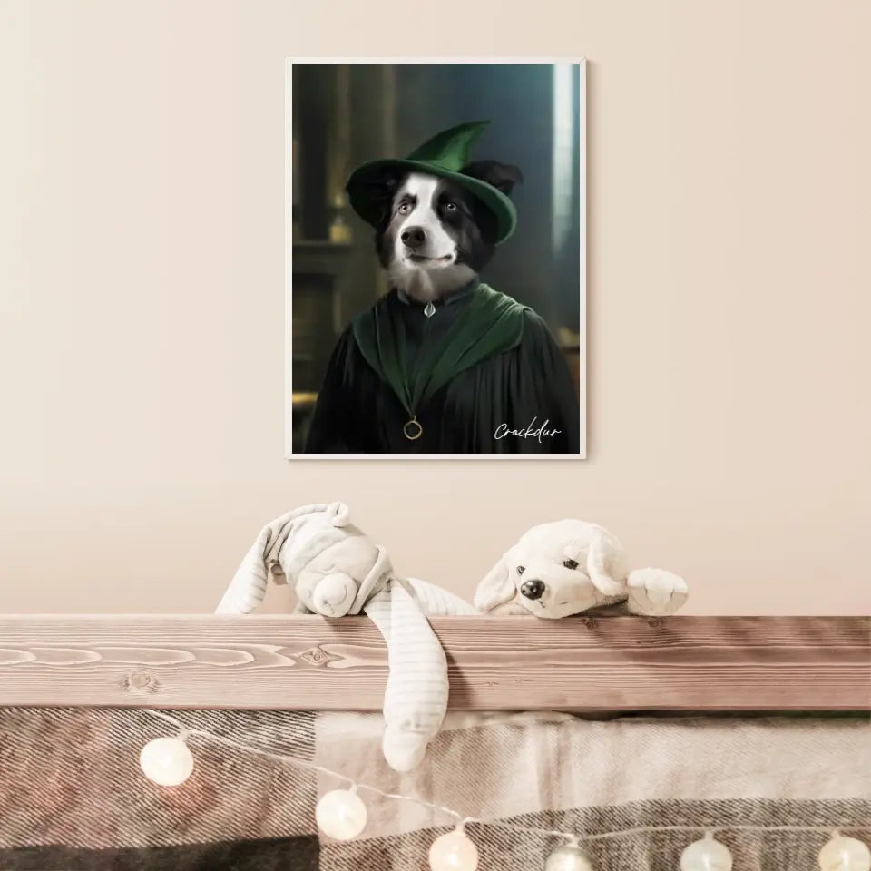 Tableau Personnalisé Portrait Animaux Sorcier McGonagall