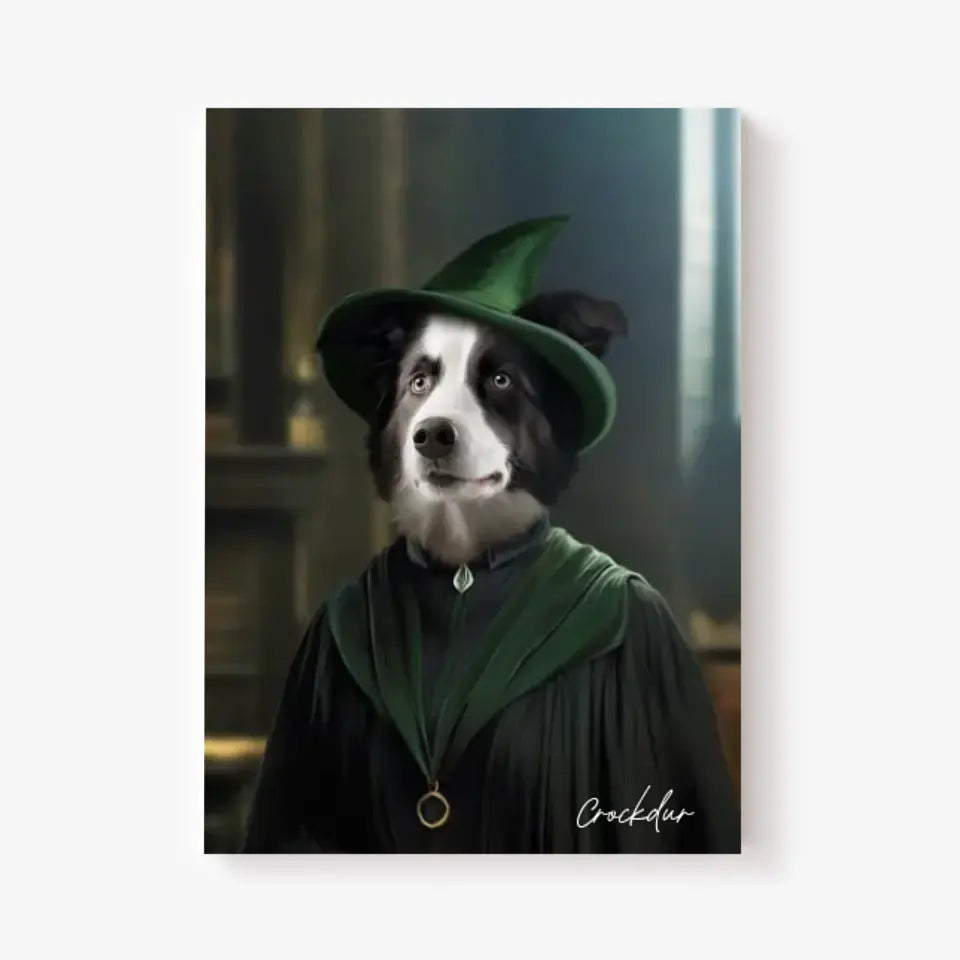 Tableau Personnalisé Portrait Animaux Sorcier McGonagall