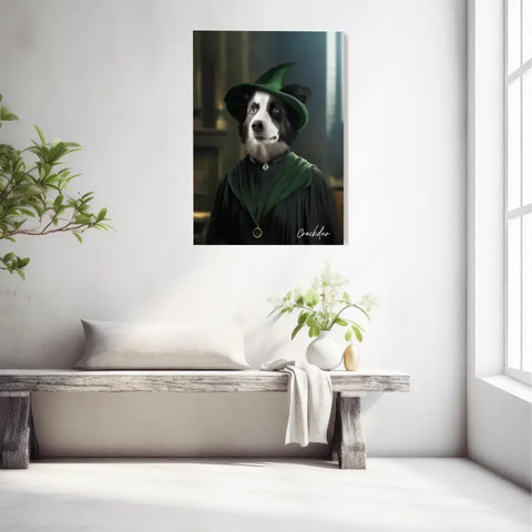 Tableau Personnalisé Portrait Animaux Sorcier McGonagall