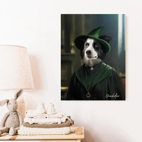Tableau Personnalisé Portrait Animaux Sorcier McGonagall