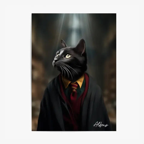 Tableau Personnalisé Portrait Animaux Sorcier Ron