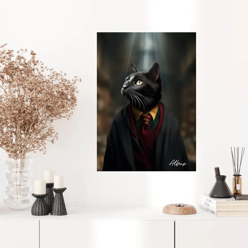 Tableau Personnalisé Portrait Animaux Sorcier Ron