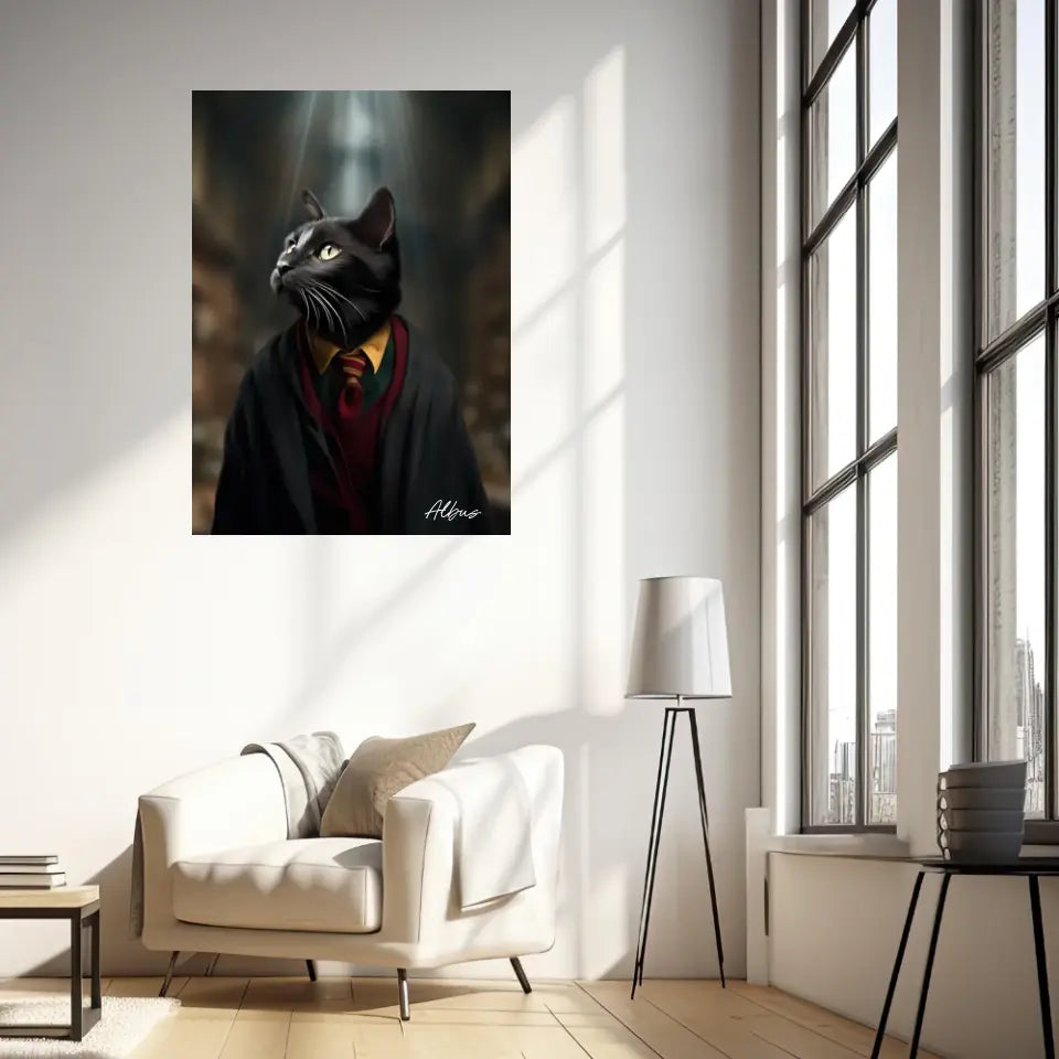 Tableau Personnalisé Portrait Animaux Sorcier Ron