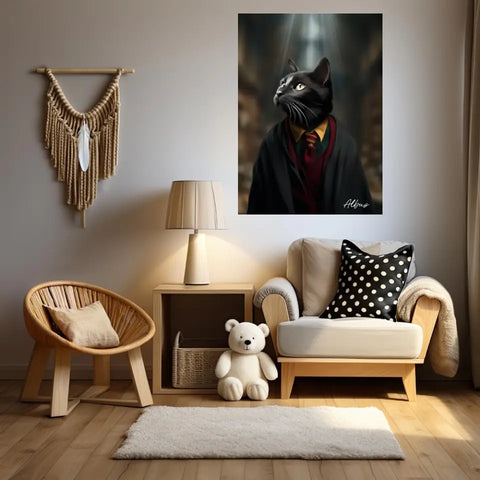 Tableau Personnalisé Portrait Animaux Sorcier Ron