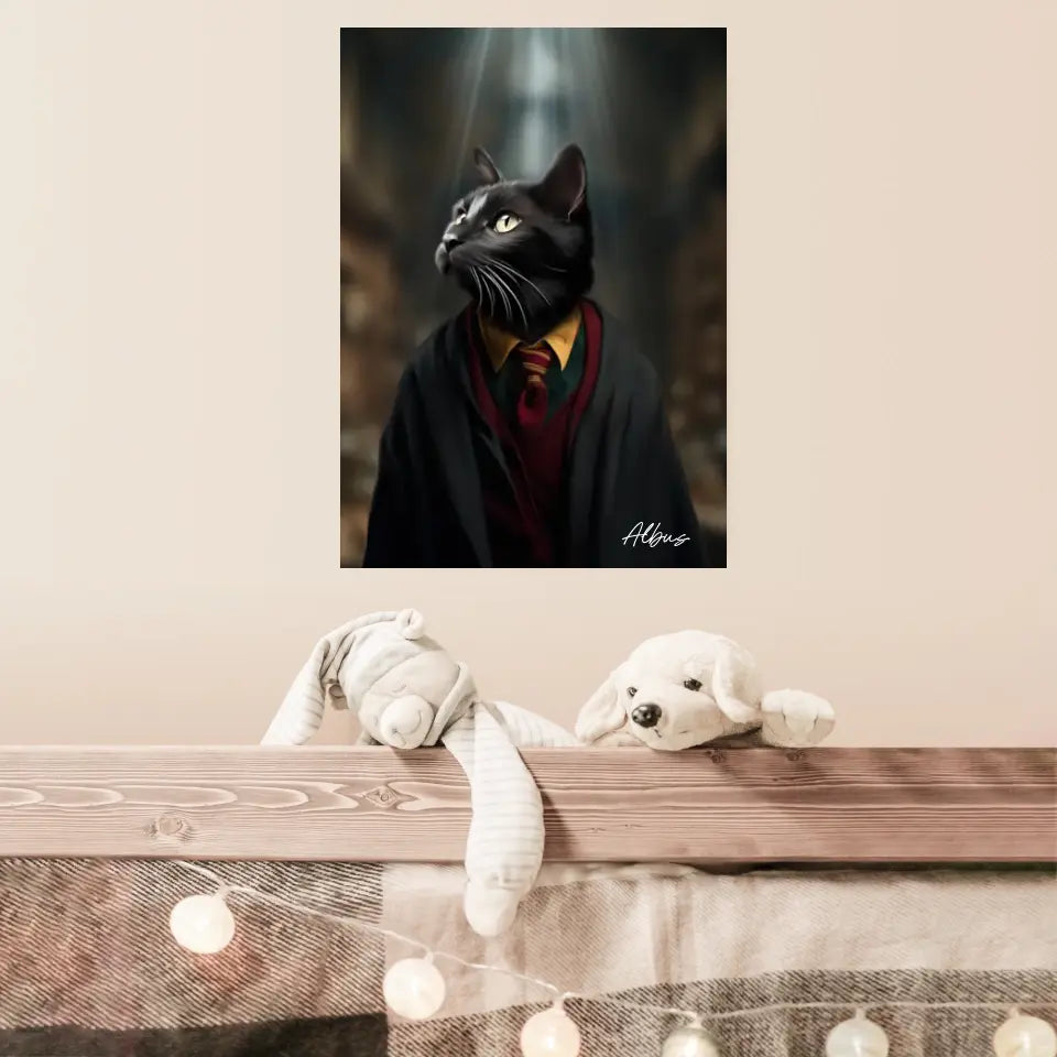 Tableau Personnalisé Portrait Animaux Sorcier Ron