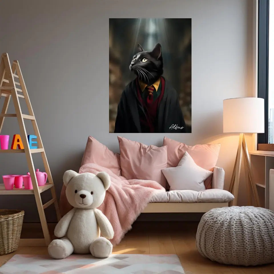Tableau Personnalisé Portrait Animaux Sorcier Ron