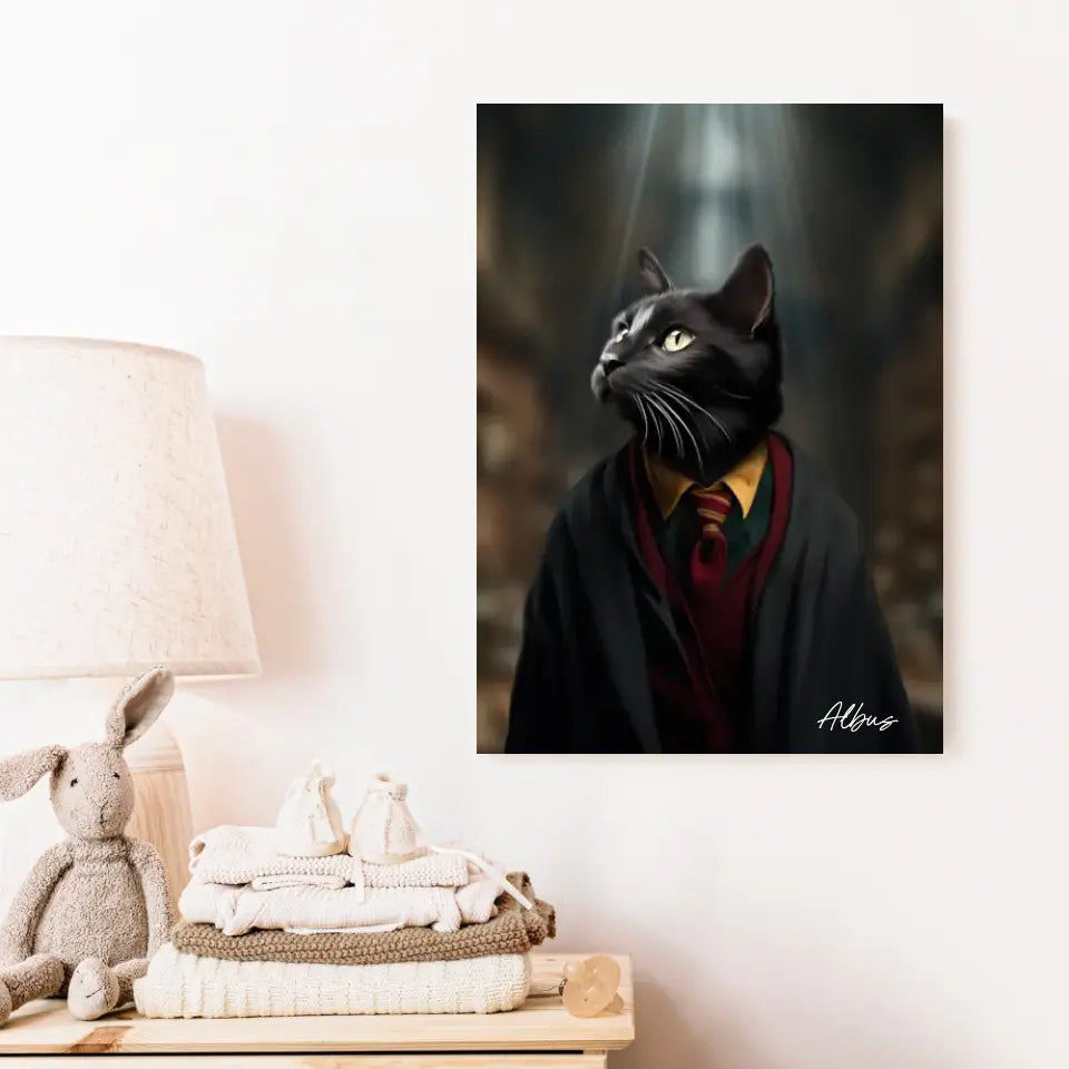 Tableau Personnalisé Portrait Animaux Sorcier Ron