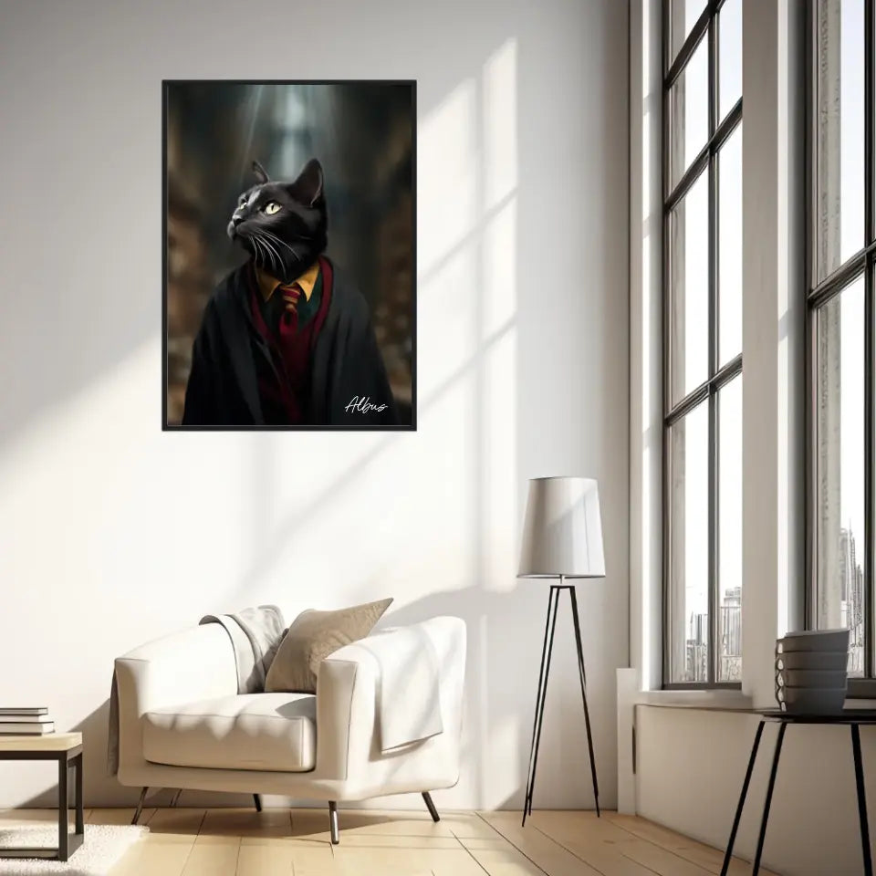 Tableau Personnalisé Portrait Animaux Sorcier Ron