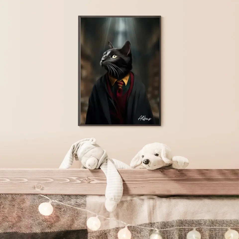Tableau Personnalisé Portrait Animaux Sorcier Ron