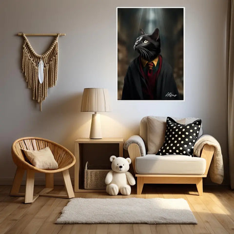 Tableau Personnalisé Portrait Animaux Sorcier Ron