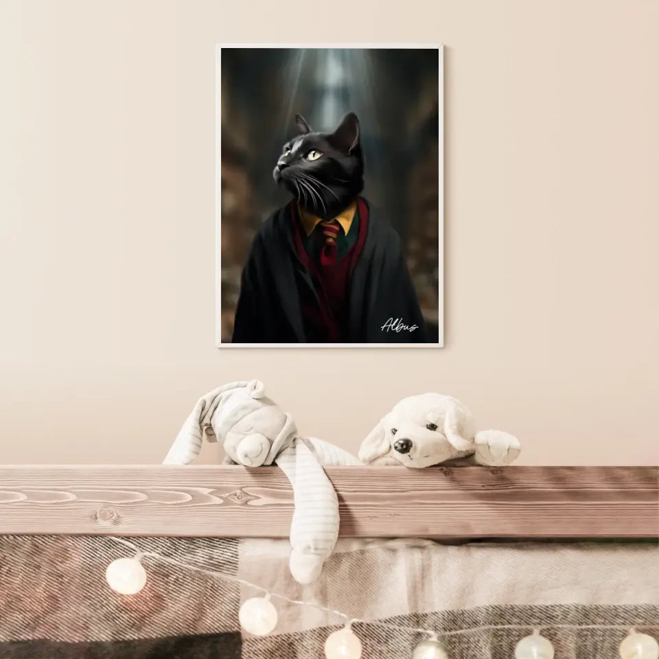 Tableau Personnalisé Portrait Animaux Sorcier Ron