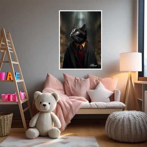 Tableau Personnalisé Portrait Animaux Sorcier Ron