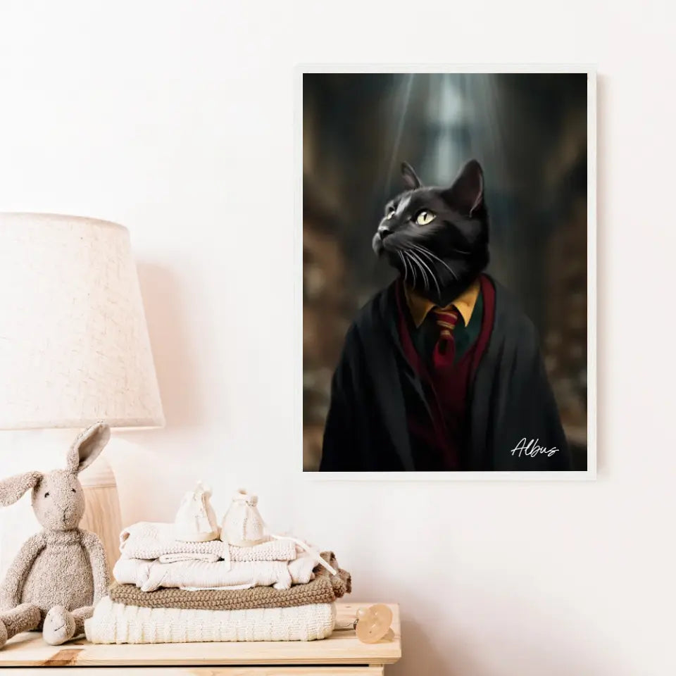 Tableau Personnalisé Portrait Animaux Sorcier Ron