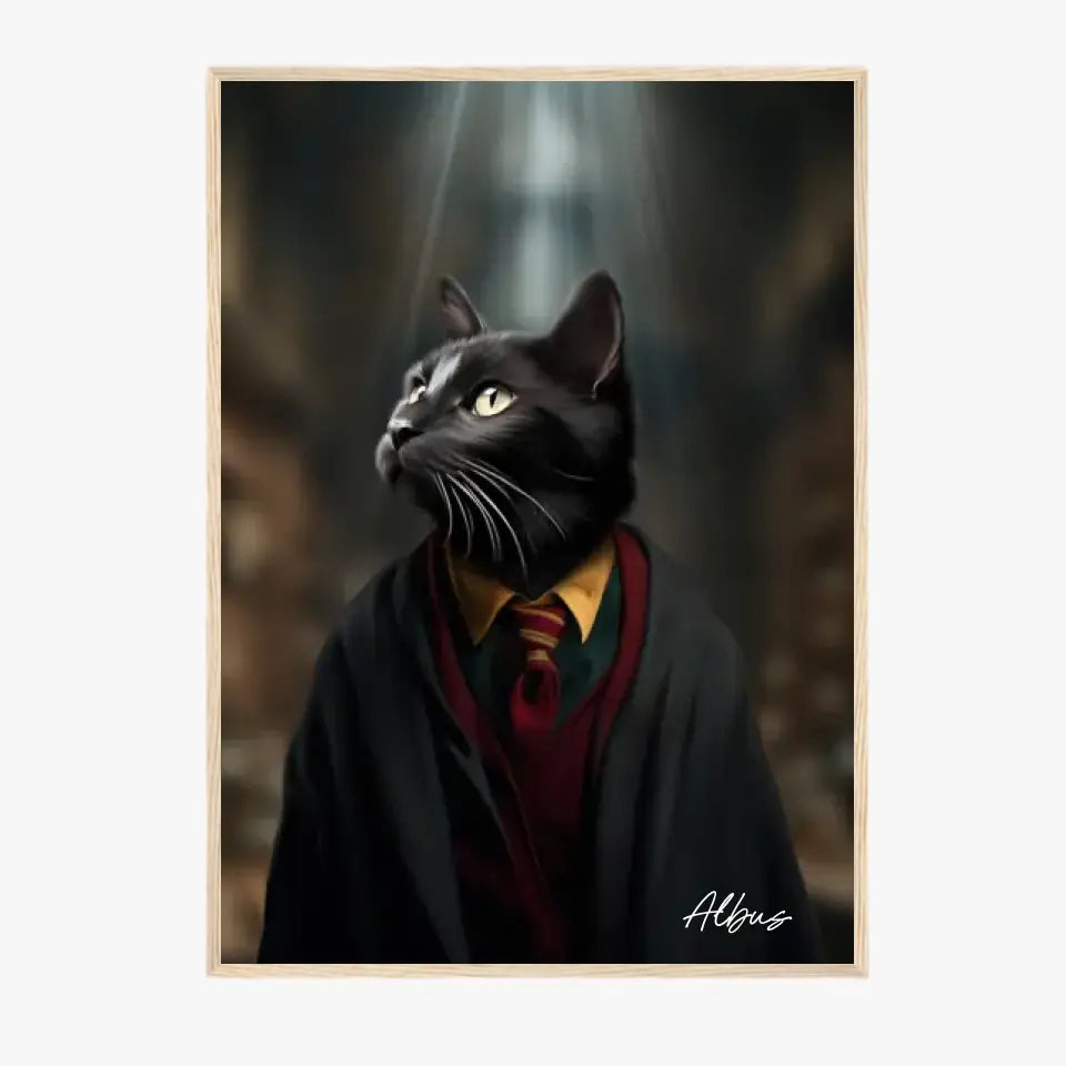 Tableau Personnalisé Portrait Animaux Sorcier Ron