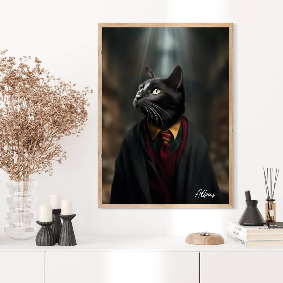 Tableau Personnalisé Portrait Animaux Sorcier Ron