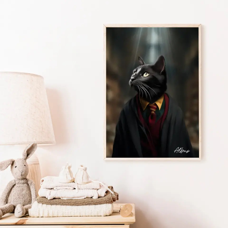 Tableau Personnalisé Portrait Animaux Sorcier Ron