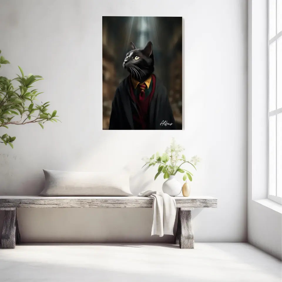 Tableau Personnalisé Portrait Animaux Sorcier Ron