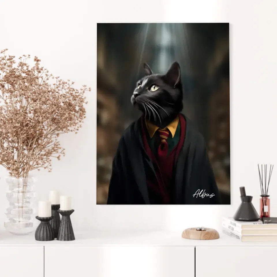 Tableau Personnalisé Portrait Animaux Sorcier Ron
